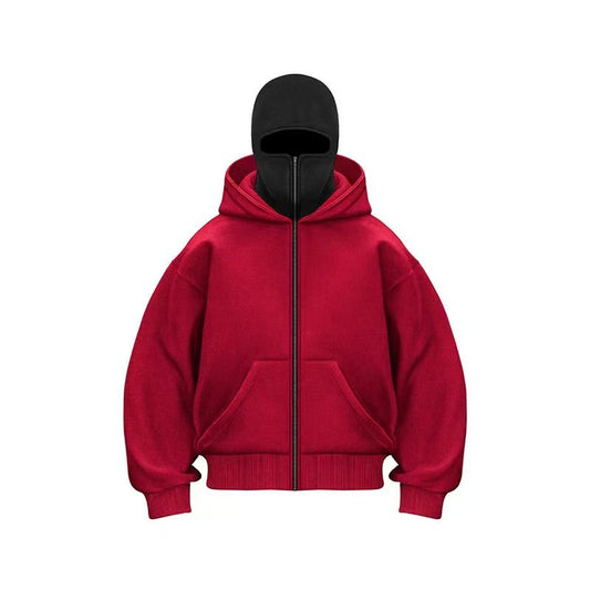 Hoodie Double Couche Zippé