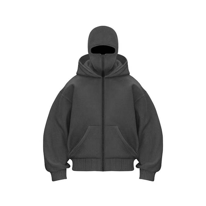 Hoodie Double Couche Zippé