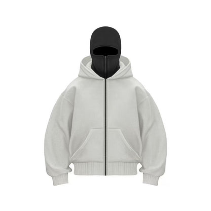 Hoodie Double Couche Zippé