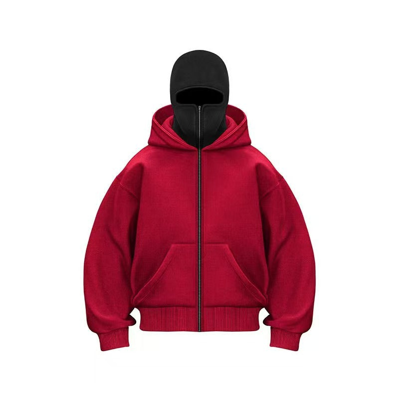 Hoodie Double Couche Zippé