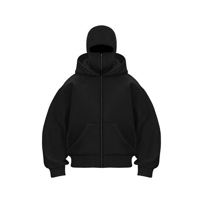 Hoodie Double Couche Zippé